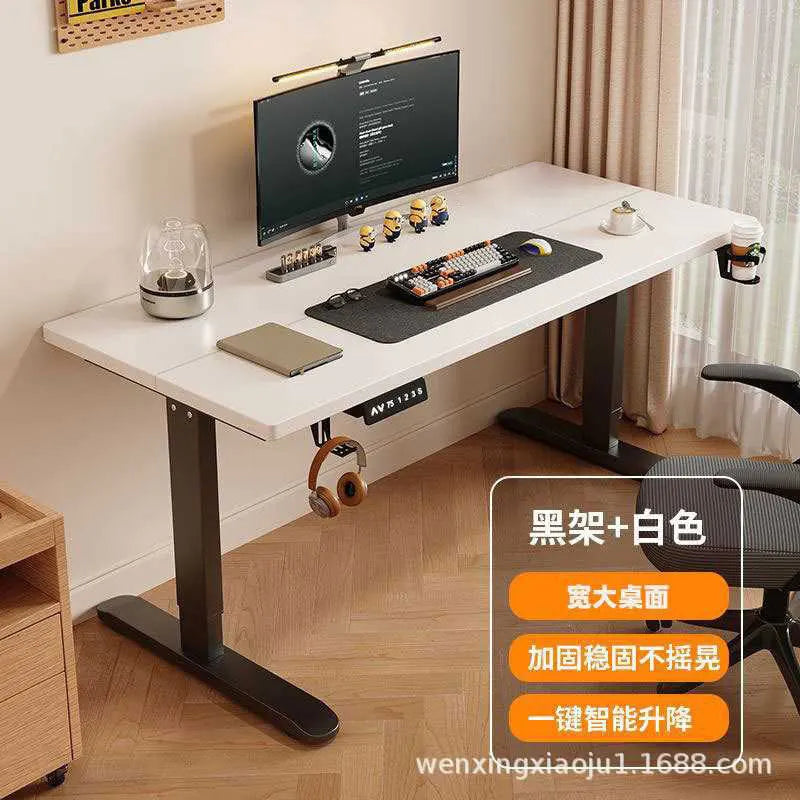 Hxl smart electric height adjustable desk - home computer desk, adjustable standing desk, workstation