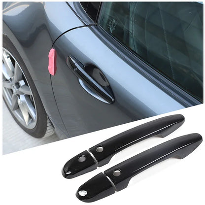 For Mazda MX-5 MX 5 MX5 ND 2016-2021 ABS Black Exterior Door Handles Cover Protective Sticker Accessories LHD
