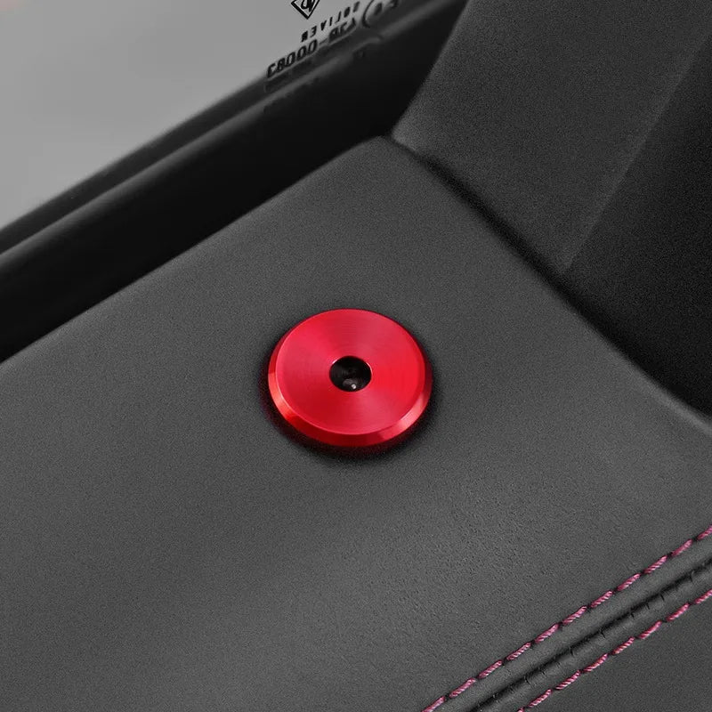 4pcs Car Door Lock Pin Decoration Ring Metal Trim Cover For Porsche Panamera Cayenne Macan Interior Accessories Refit Parts