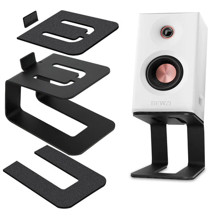 Desktop Speaker Stand Anti-vibration Audio Base Accessory Stand Steel Material Medium Height Speaker Bracket