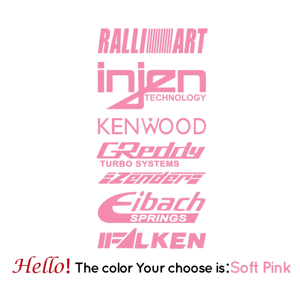 1pc Funny injzn kenwood text bike sticker Car Stickers And Decals Carbon Sticker Auto Sticker Home Decor Wall Stickers