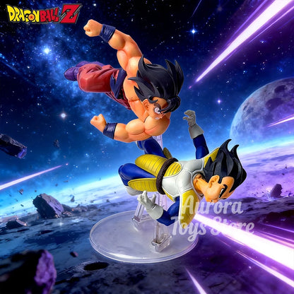 22.5cm/8.86in Anime Dragon Ball Z Figure Goku Vs Vegeta Action Figures Pvc Collection Model Toys for Gifts