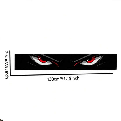 One-piece eye-catching car windshield eye sticker, car window decal Front windshield decal, suitable for all car models