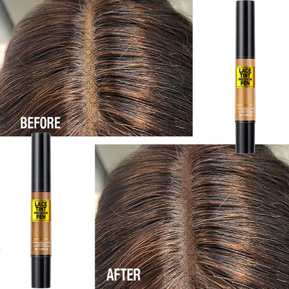 Tinted Lace Precison Parting Pen 100ml Lace Tint Mousse Brown Lace Dyeing Spray Wig Lace Tint With Brush Applicatior Wholesale