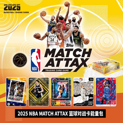 KAYOU Topps NBA Match Attax Card 25 26 NBA Card Basketball Match Card Game TCG Battle Collection Star Cards Energy Pack Toy Gift
