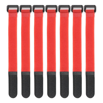 Red 200/300/500mm Cable Ties Reusable Self Adhesive Nylon Strap Reverse Buckle Line Wire Organizer Hook Loop Bundle Fastener