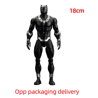 18CM Avengers Legends Figure ZDTDS Original Toy Set Spider Captain Miles Morales Thanos Ghost Iron Man Hulk Box Thor Falcon Doll