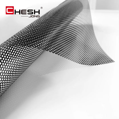 One Way Vision Fly Eye Tint Perforated Mesh Black White Film Car Tint Window Tint Car Wrap Film Sticker Motorcycle Scooter Decal