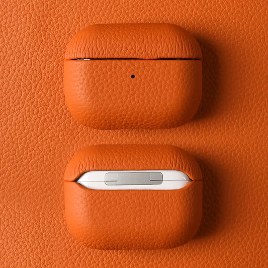 Genuine Leather Case For Airpods Pro 2 Cases Airpods 2 3 Bag Luxury Handmade Wireless Bluetooth Earphone Box Protective Shell