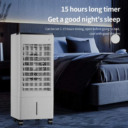 High-end Cooling Fan For Home And Car Use, Smart Vertical Circulating Air Cooler With Voice Remote Control
