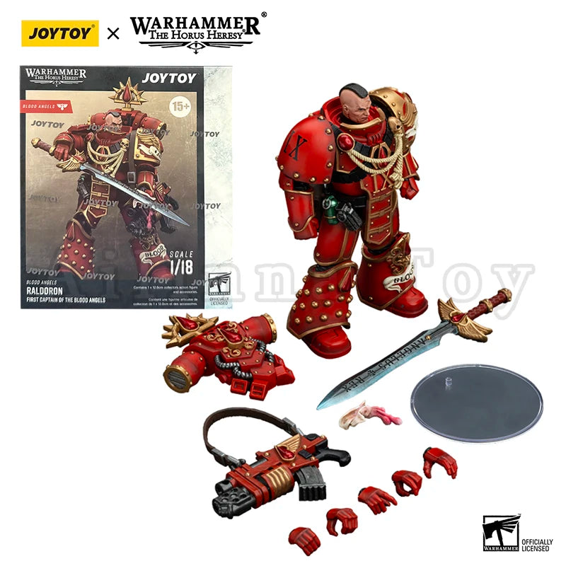 JOYTOY 1/18 Action Figure The Horus Heresy Blood Angels Dawnbreaker Cohort Anime Toy Model