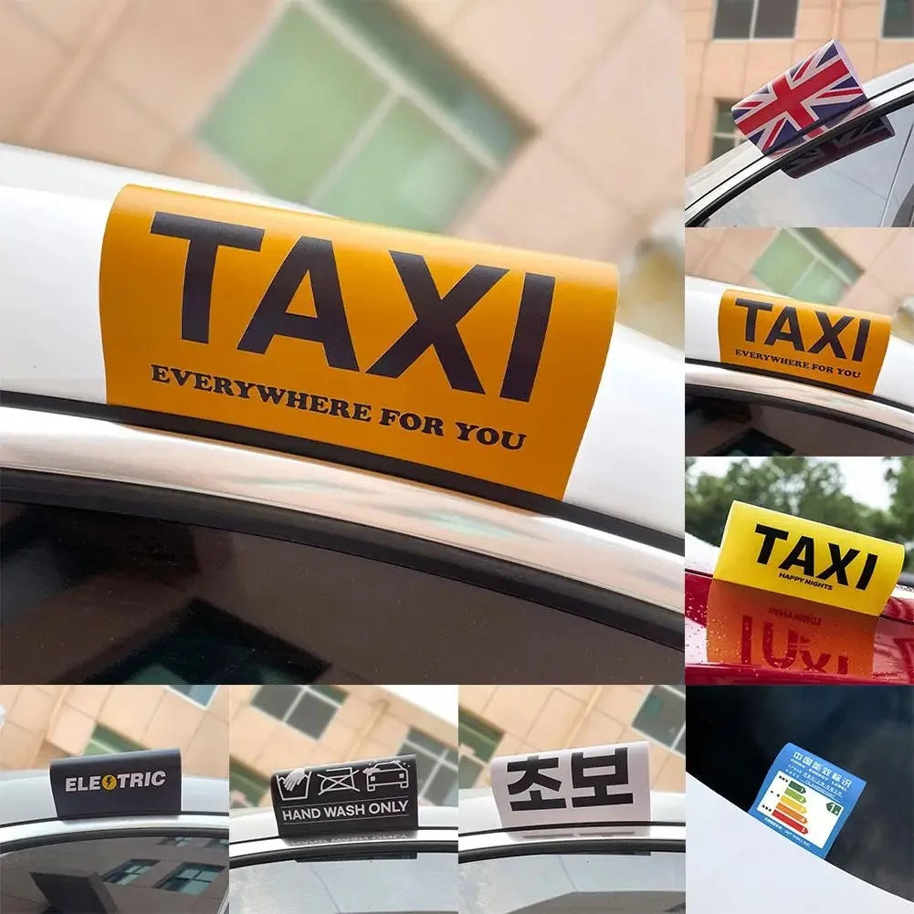 Creative LET'S GO Car Wash Tag Sticker Waterproof Sunproof PVC Windshield Decal Funny Label Design Universal Auto Window Tailgat