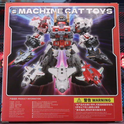 【IN STOCK】 Transformed Toys MachineCat-Toys MCT-C01 MCTC01 Mini Superion 5-in-1 Combiner Flight B-Robo Mini Brave Action Figure