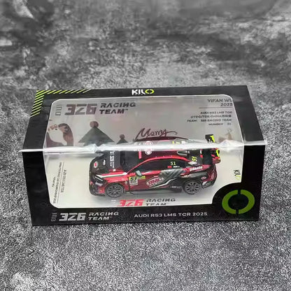 KILOworks 1:64 RS3 LMS TCR Alloy Car Diecasts & Toy Vehicles Car Model Miniature Scale Model Car Toys For Children