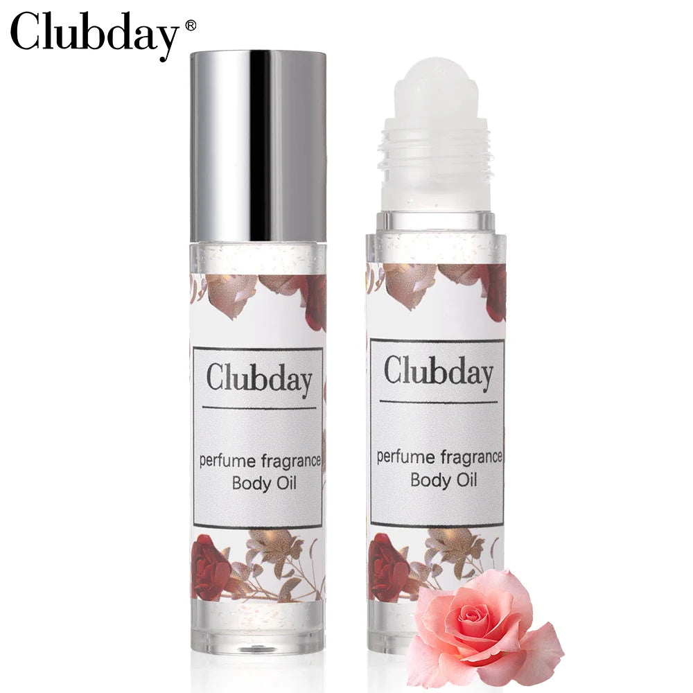6.7ml Fragrance Oil Roll-On Have Shimmer Long Lasting Scent Sandalwood Jasmine Tulips Daisy Rose Osmanthus Flowers for Women