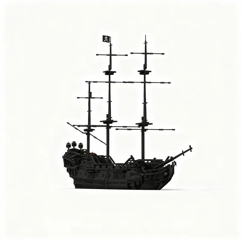 4403pcs MOC The Black Peral Disneieny Pirates Caribbean Model Building Blocks Christmas Gifts Construction Toys Education Brick