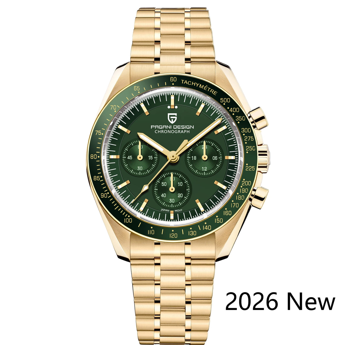 2026 New PAGANI DESIGN Tribute to CK2998 Moon Watch Retro Luxury Quartz Watches For Men Stainless Steel Sport Chronograph Man