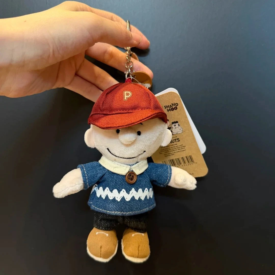 Peanuts Snoopy Denim Series Blind Box Cute Pendant Anime Merchandise Figurine Doll Trendy Desktop Decoration Surprise Toy Gift