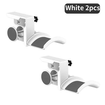 Monitor Headphone Stand Adjustable Clamp-On Saving Space Headset Holder Earphone Hanger for Gaming Office