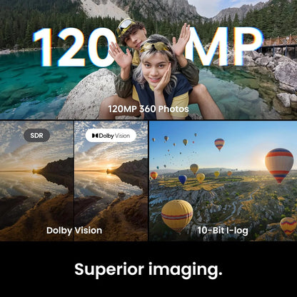 Original Insta360 X6 8K 360 Action Camera 1-Inch Sensor FlowState Stabilization AI Auto Editing Waterproof Sports Camera
