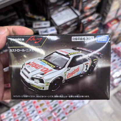 In Stock Original TOMICA Premuim Racing Series Nissan GTR R34 Die Casting Alloy Car Model Collection Surprise Toys Car Model