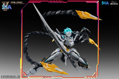 In Stock Snaa 1/144 SC-012 RAMPAGE LION-BEDIVERE Figure The Round Table Knights Figurine Model Pvc Statue CollectionToy Original