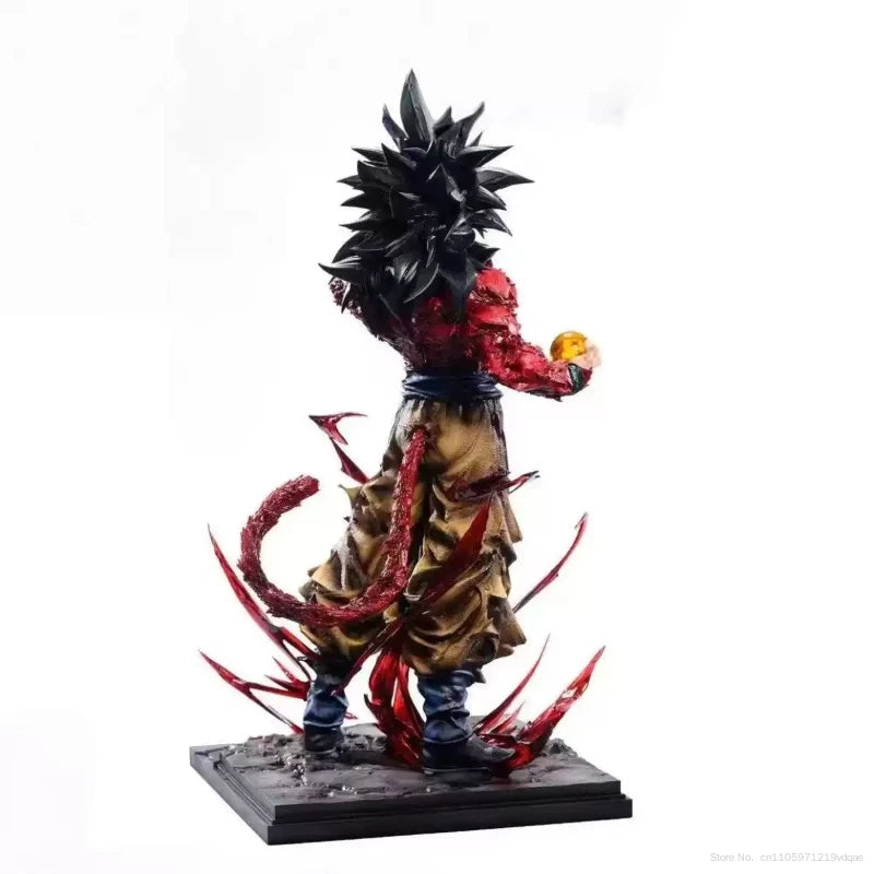 In Stock Anime Dragon Ball Z Ssj4 Goku Figure Replaceable Hands Super Saiyan 4 Goku Pvc Action Figures Collection Model Toys