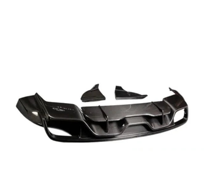 Real Carbon Fiber Body Kit For Porsche Cayenne Coupe 2018-2023 Front Bumper Lip Bear Trunk Diffuser Side Skirt Spoiler