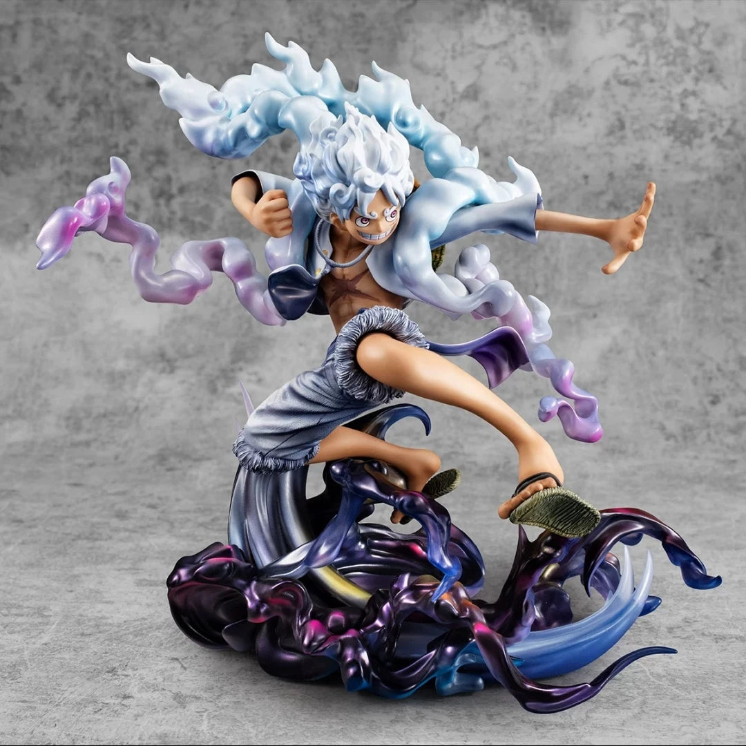 One Piece Lffy Anime Figure Gear 5 Luffy Action Figurine Sun God Nika Luffy Statue PVC Statue Model Doll Collection Toy Gifts