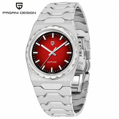 PAGANI DESIGN 2026 New V2 7mm Fashionable Quartz Watch 10Bar Waterproof Gift Leather sapphire C3 Two Pointers Reloj Hombre Watch