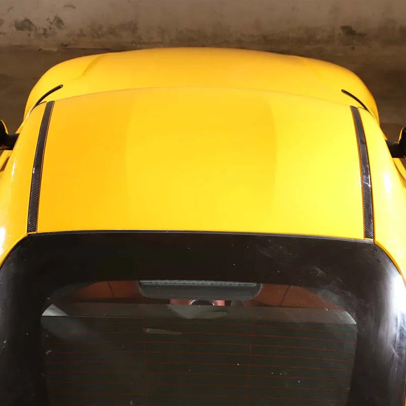 For Toyota Supra MK5 A90 2019-2025 Soft Carbon Fiber Car Roof Door Edge Trim Molding Strip Sticker Car Accessories