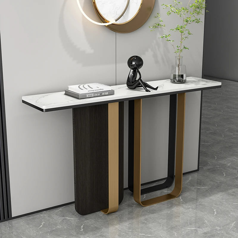Italian Luxury Console Table Modern Minimalist Glam Premium Console Table For Hallwy Entrance Woonkamer Tafel Furniture