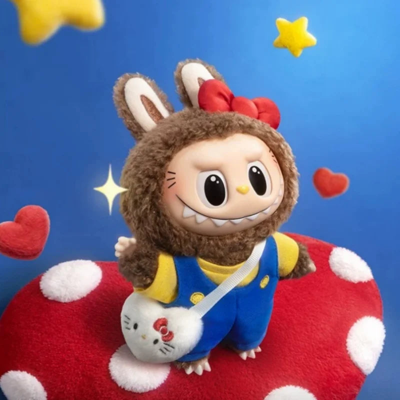 POP MART LABUBU THE MONSTERS SANRIO CHARACTERS Series Vinyl Plush Genuine Blind Box Mystery Box Guess Bag Toys Cute Anime Figure