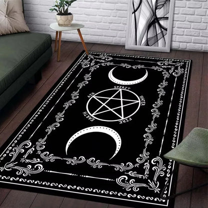 Rustic Western Texas Star Wood Panel Style Pattern Modern Area Mats Non-Slip Floor Carpet Indoor Outdoor Throw Flannel Rugs