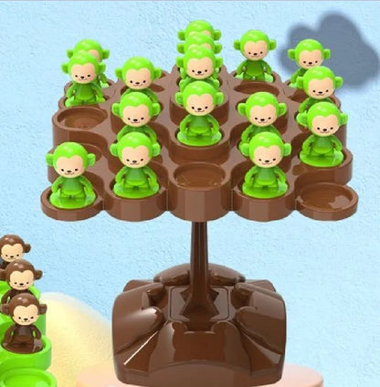 Monkey Balance Tree Focus Balance Training Children's Toys Folding Music Series Parent Child Interactive Board Game