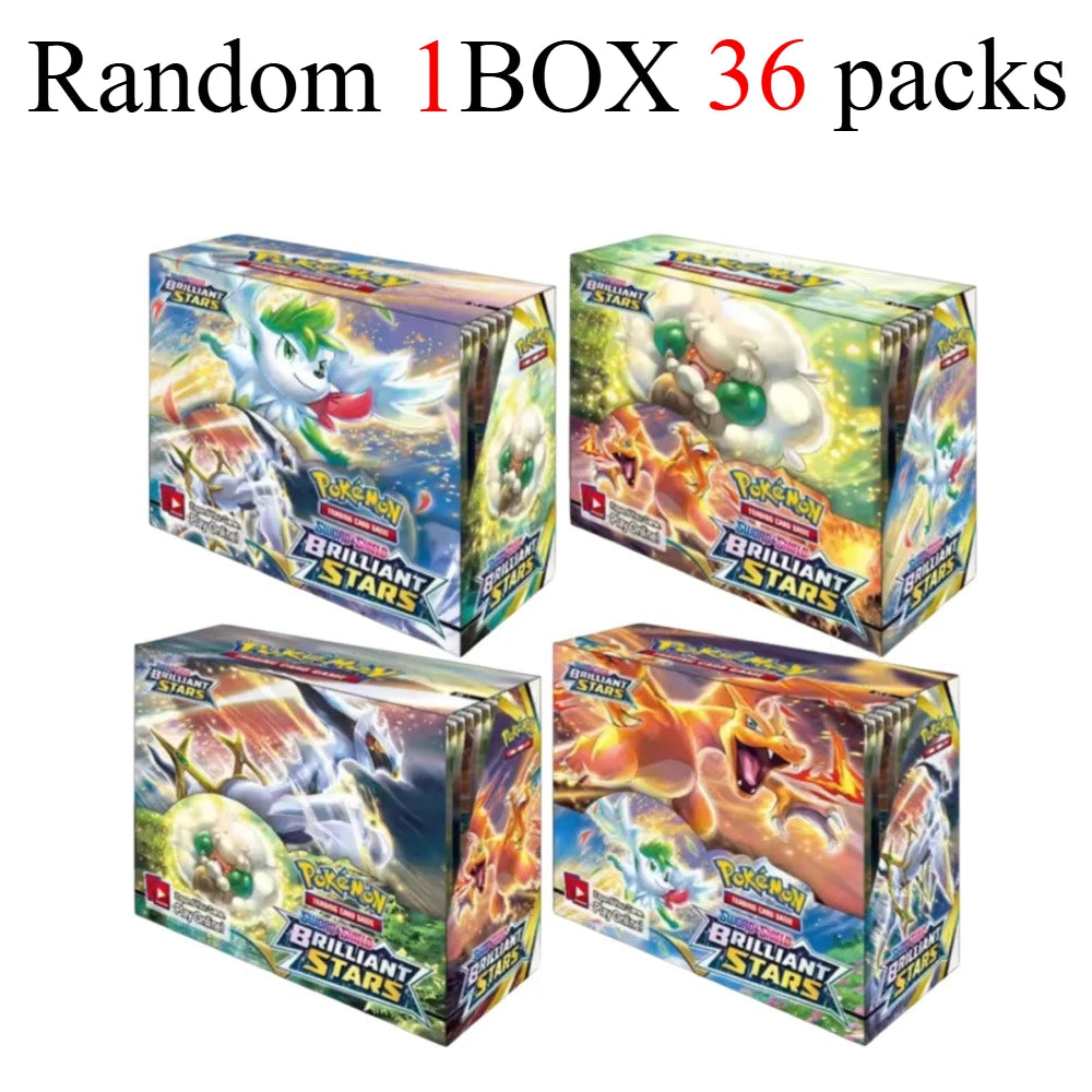 new model English 36 Packs Pokémon TCG: Scarlet & Violet Etsncelles Evoving Skies 151 BATTLE Flames Booster Box Battle  Card