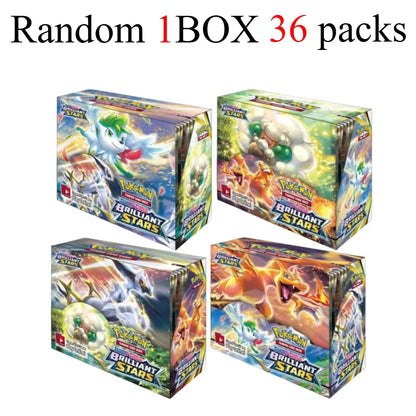 new model English 36 Packs Pokémon TCG: Scarlet & Violet Etsncelles Evoving Skies 151 BATTLE Flames Booster Box Battle  Card