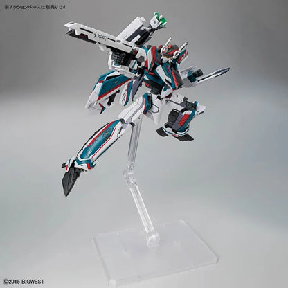 Assembly Bandai in Stock Original HG MACROSS Anime VF-31S SIEGFRIED(ARAD MOLDERS USE) DELUXE SET Action Figures Toys Collectible