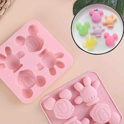 Disney Mickey Minnie, Winnie the Pooh, chocolate, cookie cutters, silicone molds, household supplies, party supplies, soap molds