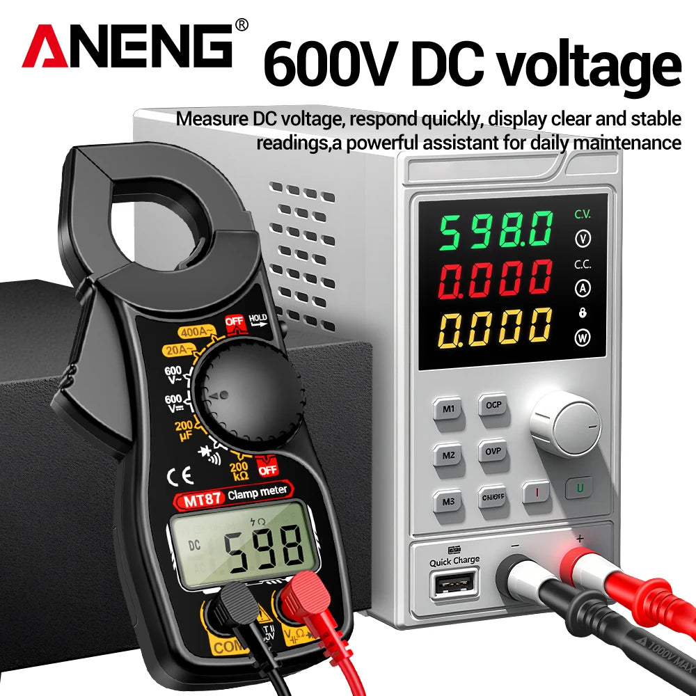 Clamp Meter ANENG MT87 Digital Multimeter Professional 1999 Counts DC/AC Voltage Tester Ammeter NCV Ohm Detector Test Home Tools