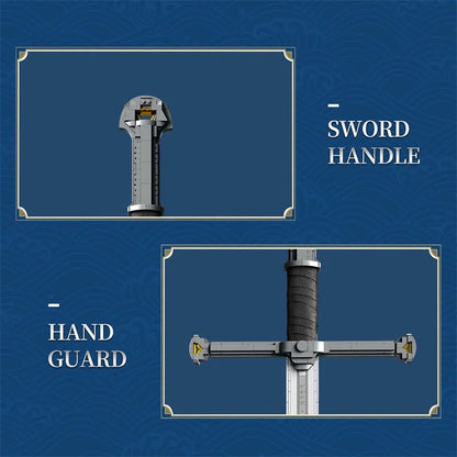 Creative Famous Samurai Sword Model Building Blocks Lord of Rings Bricks Assembly Toys Kid Christmas Gifts for Boys