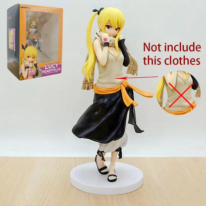 FAIRY TAIL Lucy Heartfilia Anime Girl Figure Erza Scarlet/Natsu Dragneel/Mirajane Strauss Action Figure Model Doll Toys Gifts