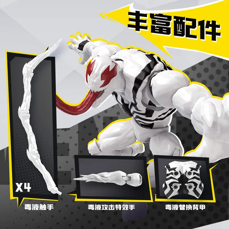BLOKEES Original Spider Man ANTI Venom Daredevil Marvel CHAMPION CLASS Version Action Figure Assembled Movie Model Toys Gift
