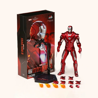 ZD Iron Man Figure Legends Iron Man Mk41 Mk47 Tank MK24 Iron Patriot 2.0 MK35 Red Snapper 1/10 Scale Iron Man Collections Gift