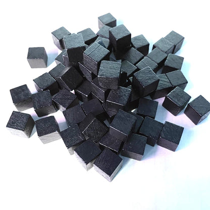 100Pcs/lots 14colors 10mm Cube Wood Cubes Colorful Dice Chess Pieces Right Angle For Token Puzzle Board Games Early Education