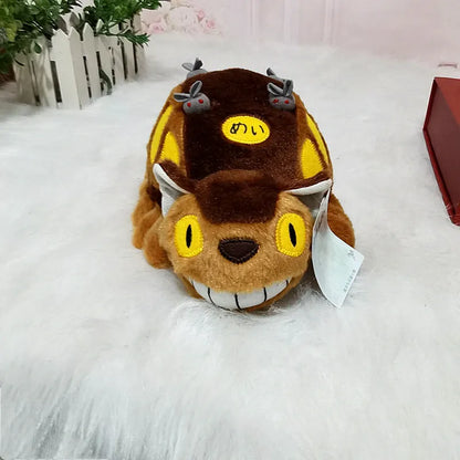 Hot 30-40cm Animation Bus Totoro Anime Peripheral Doll Soft Plush Animal Toys Stuffed Totoro Bus Kids Xmas Birthday Gift