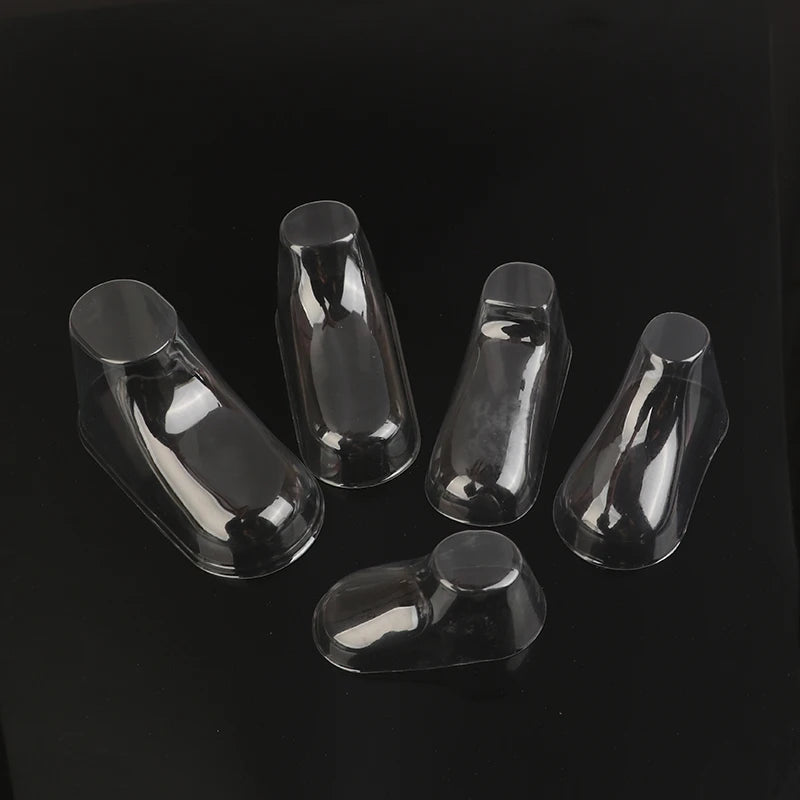 10PCS Clear PVC Child Booties Showcase Support Frame Feet Plastic Shoe Mold Baby Shoe Stretcher Socks Display Stand