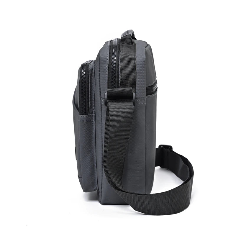 Messenger Bag for Men Oxford Cloth Compact Multi Layer Pocket Business Casual Travel Everyday Crossbody Shoulder Bag