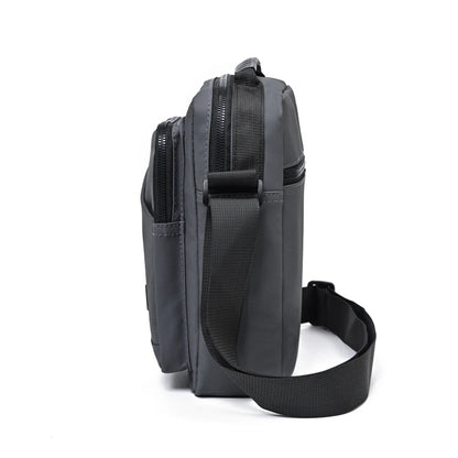 Messenger Bag for Men Oxford Cloth Compact Multi Layer Pocket Business Casual Travel Everyday Crossbody Shoulder Bag