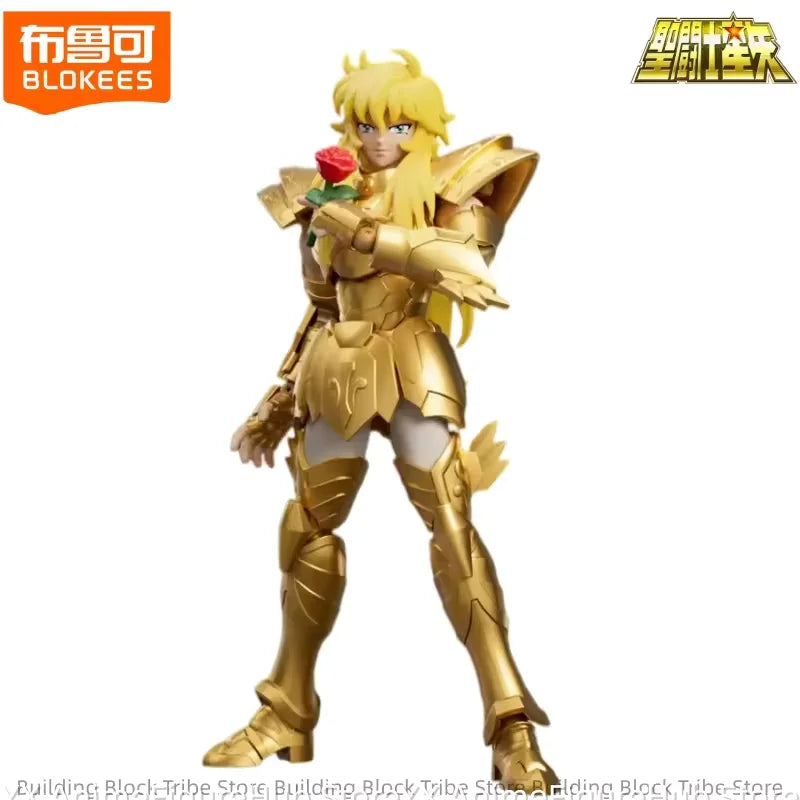 BLOKEES Saint Seiya Super Edition Building Block Man Andromeda Shun Aphrodite Shaka Movable Assembly Collectible Model Toy Gift
